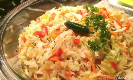 Spicy Vinegar Coleslaw