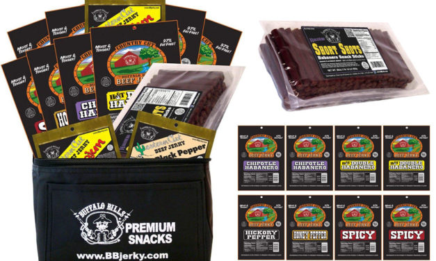 12-Piece Hot and Spicy Beef Jerky & Beef Stick in a Cooler