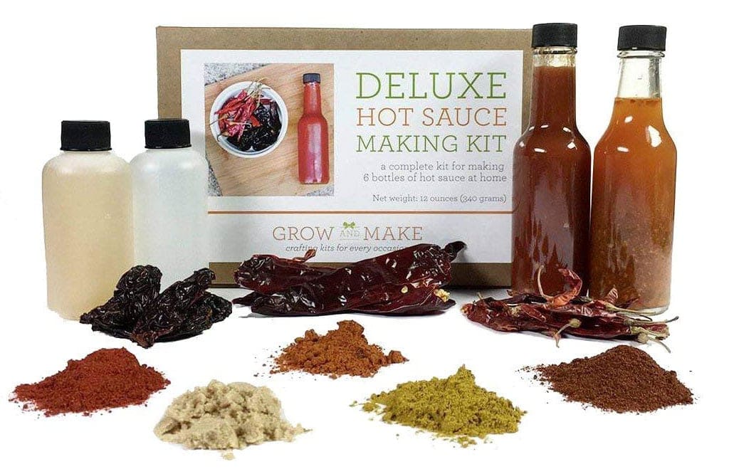 Deluxe Hot Sauce Kit Learn How to Make Your Own Hot Sauce From Home,  Everything Included DIY, Makes 6 Unique Bottles of Sauce, Great Gift -   Finland