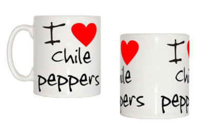I Love Chile Peppers Coffee Mug