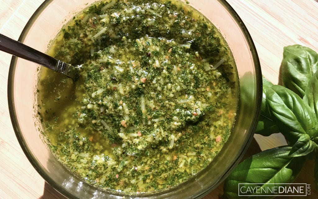 Spicy Basil Pesto