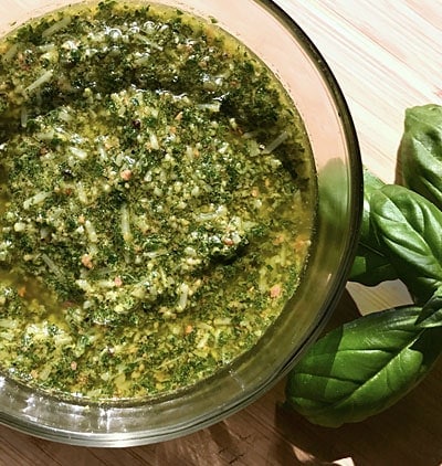 Spicy Basil Pesto Recipe