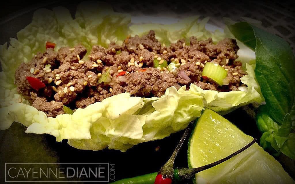 Spicy Thai Lettuce Wrap